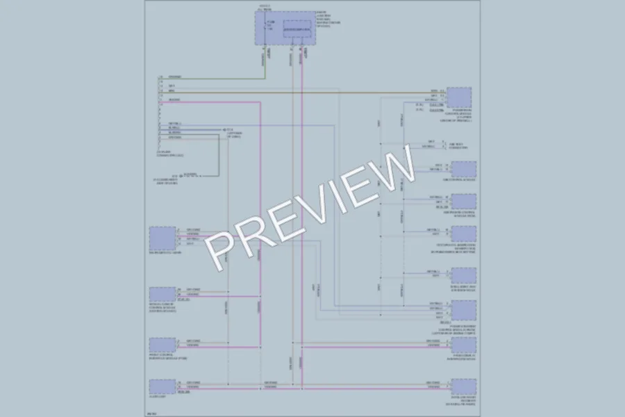 2008 Mazda TributeHybrid Computer Data Lines wiring diagram preview
