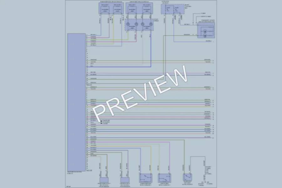 2008 Mazda TributeHybrid Supplemental Restraints wiring diagram preview