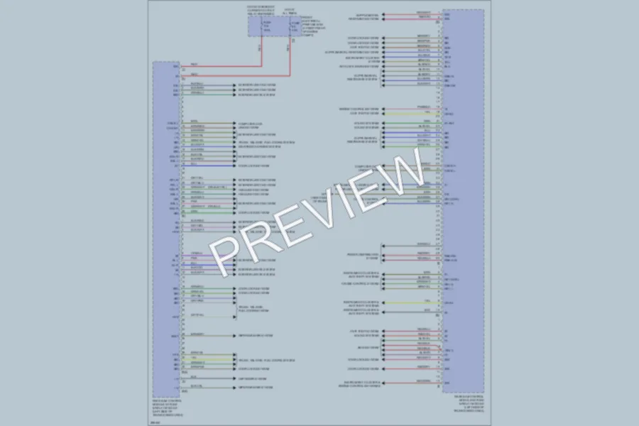 2008 MercedesBenz C300 Body Control Modules wiring diagram preview