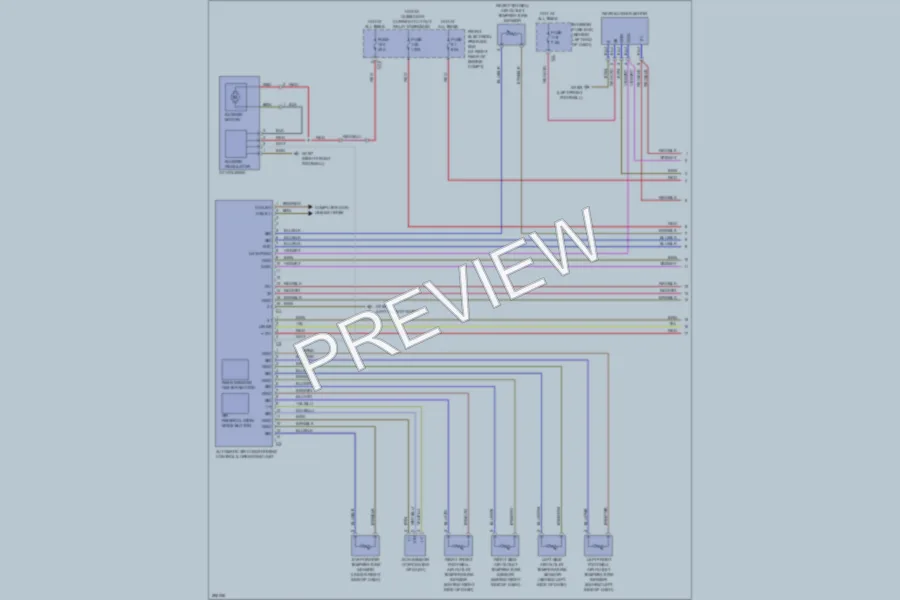 2008 MercedesBenz C350 Air Conditioning wiring diagram preview