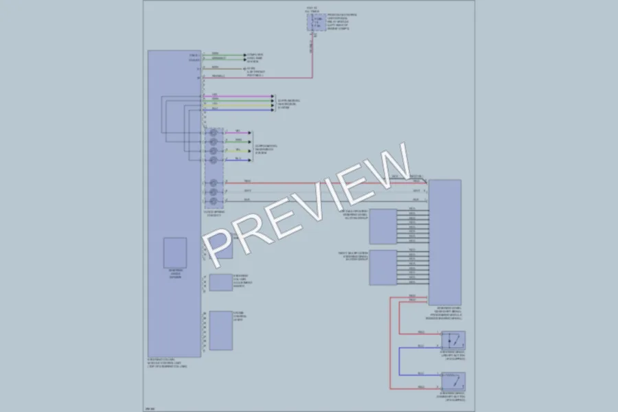 2008 MercedesBenz C350 Electronic Power Steering wiring diagram preview