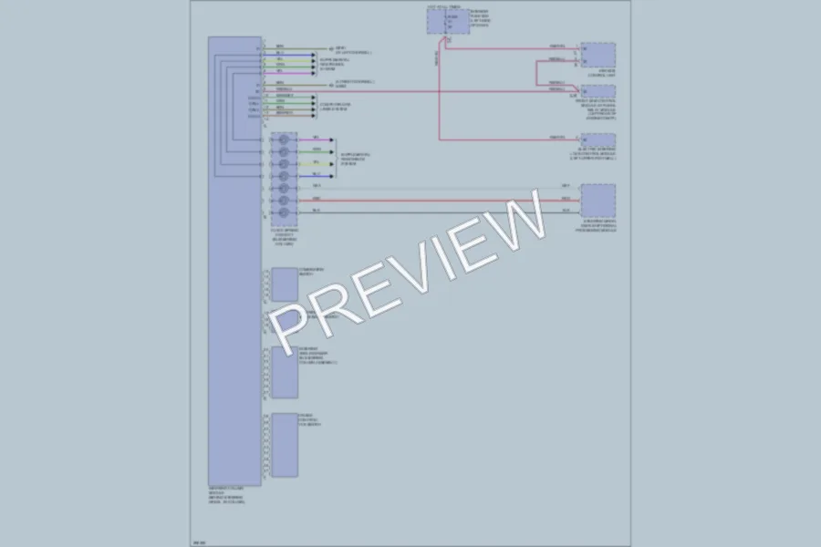 2008 MercedesBenz CLK350 Electronic Power Steering wiring diagram preview