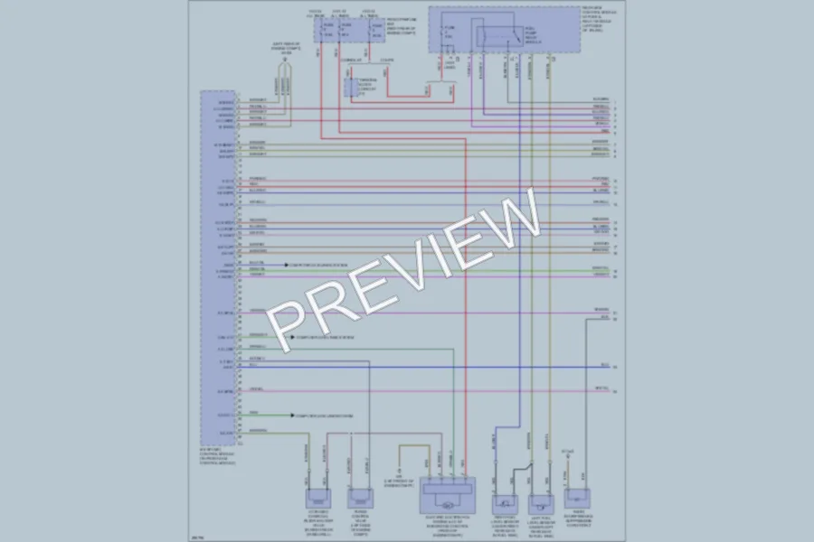 2008 MercedesBenz CLK550 Engine Performance wiring diagram preview