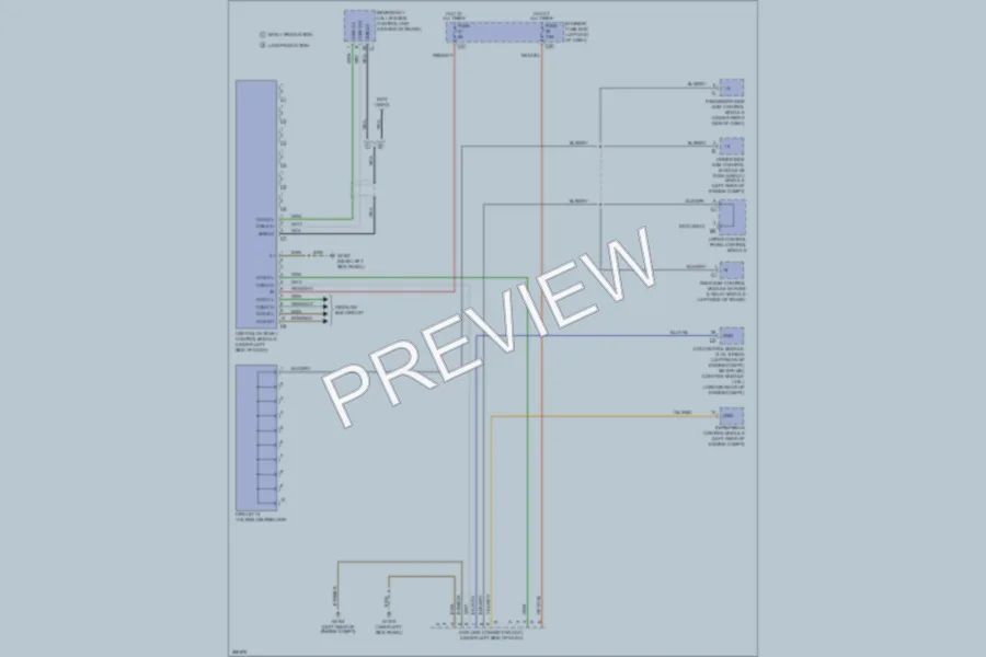 2008 MercedesBenz E320BLUETEC Computer Data Lines wiring diagram preview