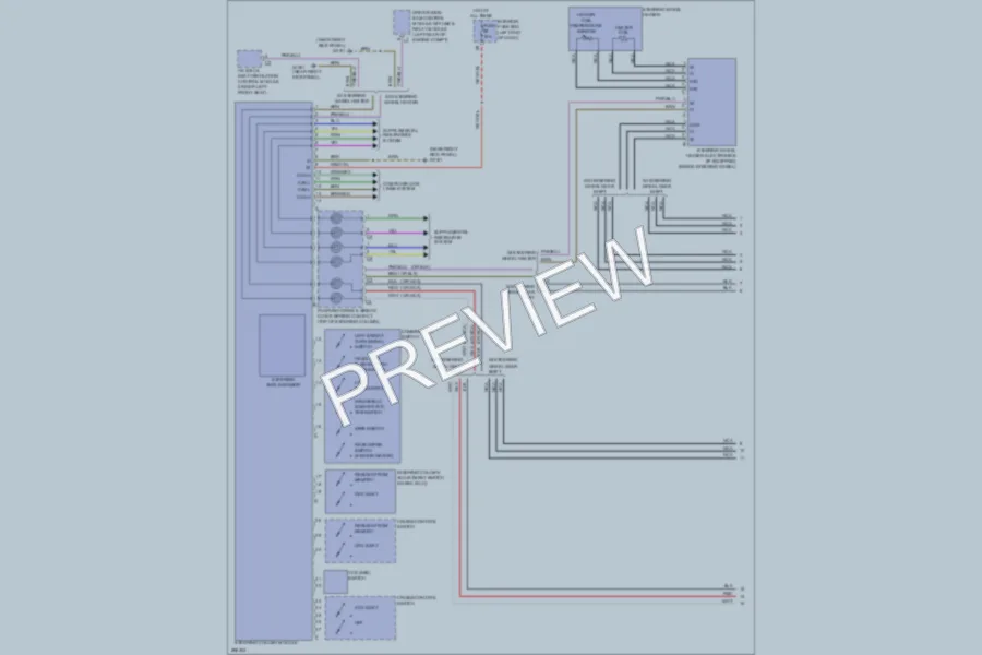 2008 MercedesBenz E550 Electronic Power Steering wiring diagram preview