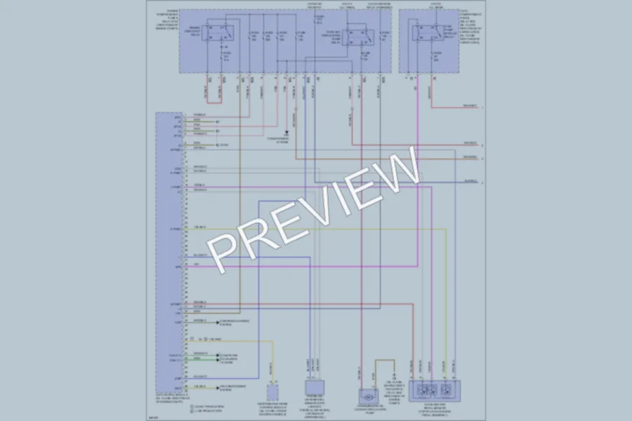 2008 MercedesBenz GL320CDI Engine Performance wiring diagram preview