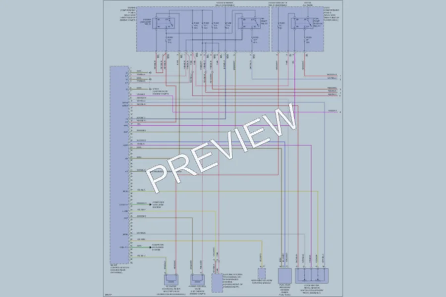 2008 MercedesBenz GL450 Engine Performance wiring diagram preview