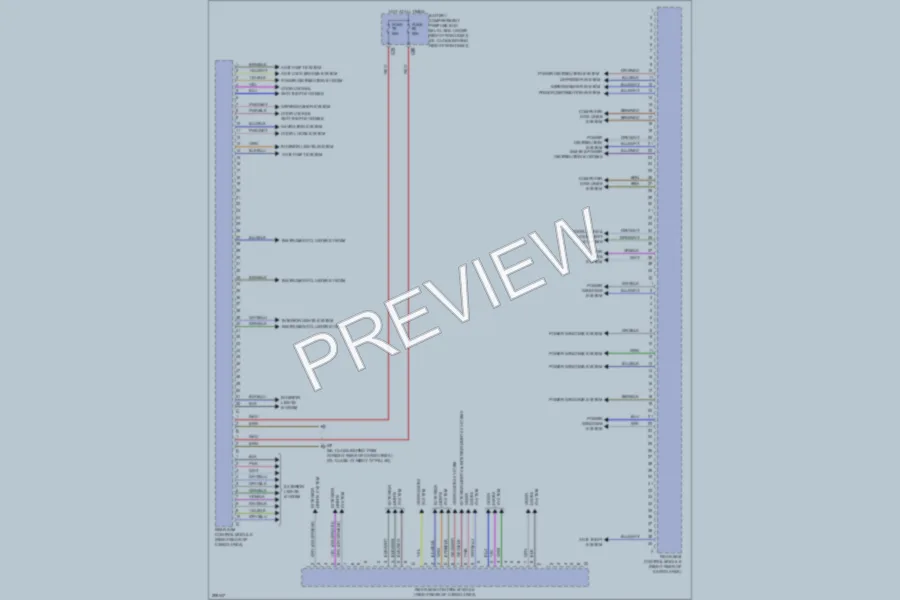 2008 MercedesBenz GL550 Body Control Modules wiring diagram preview