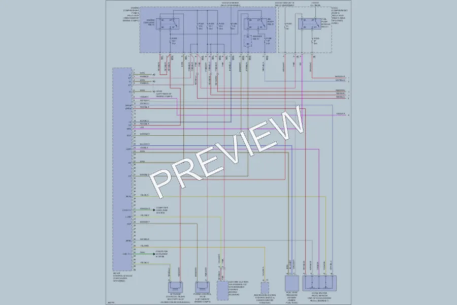 2008 MercedesBenz ML350 Engine Performance wiring diagram preview