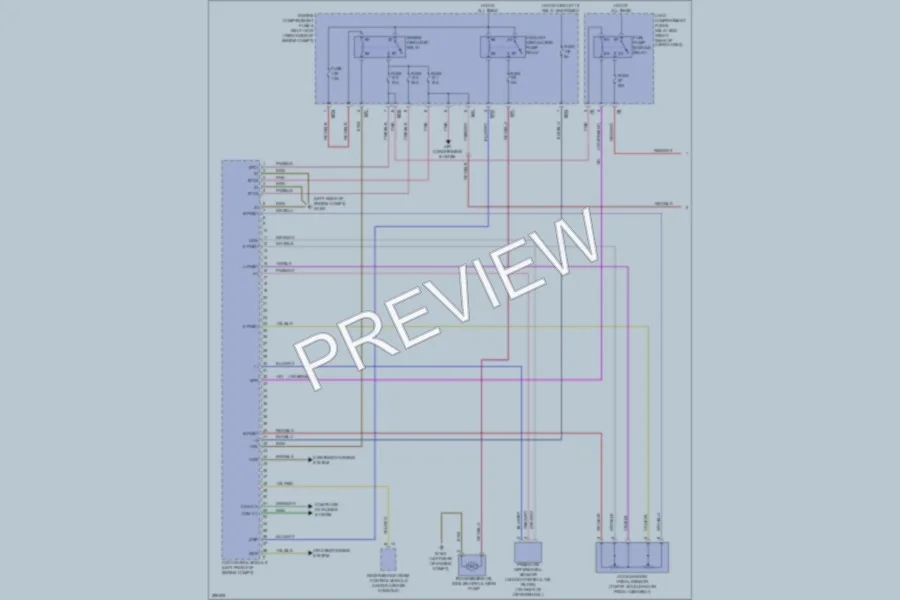 2008 MercedesBenz R320CDI Engine Performance wiring diagram preview