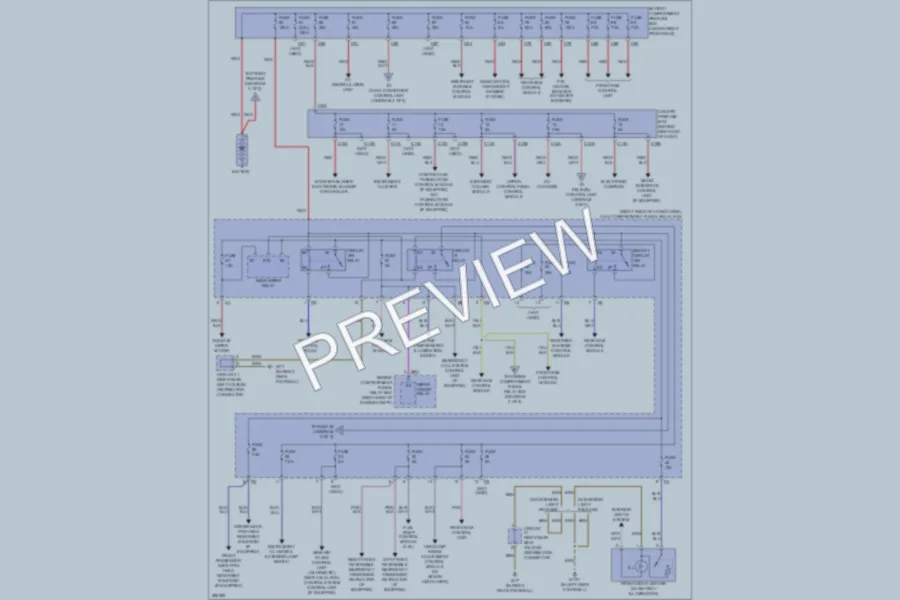 2008 MercedesBenz R320CDI Power Distribution wiring diagram preview