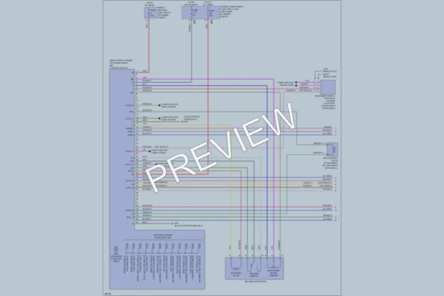 2008 MercedesBenz R350 Anti Lock Brakes wiring diagram preview