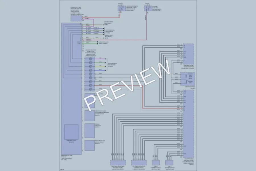 2008 MercedesBenz R350 Electronic Power Steering wiring diagram preview