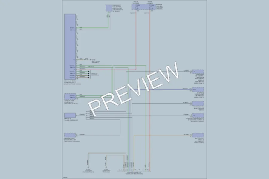 2008 MercedesBenz S550 Computer Data Lines wiring diagram preview