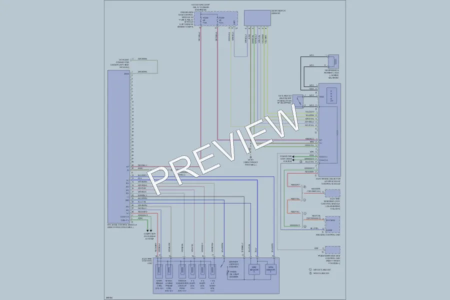 2008 MercedesBenz S550 Transmission wiring diagram preview