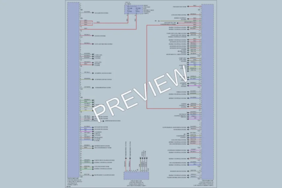 2008 MercedesBenz SLK350 Body Control Modules wiring diagram preview