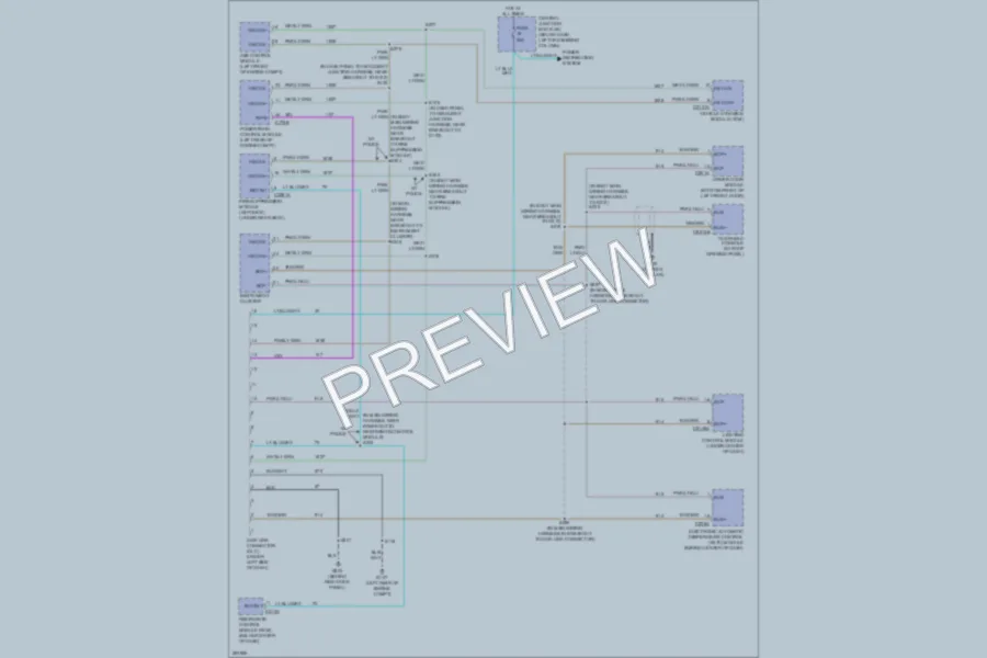 2008 Mercury GrandMarquis Computer Data Lines wiring diagram preview