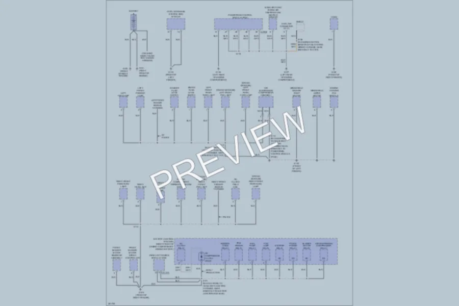 2008 Mercury GrandMarquis Ground Distribution wiring diagram preview