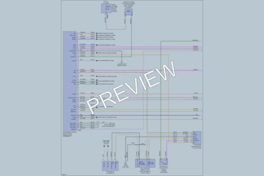 2008 Mercury Mariner Engine Performance wiring diagram preview