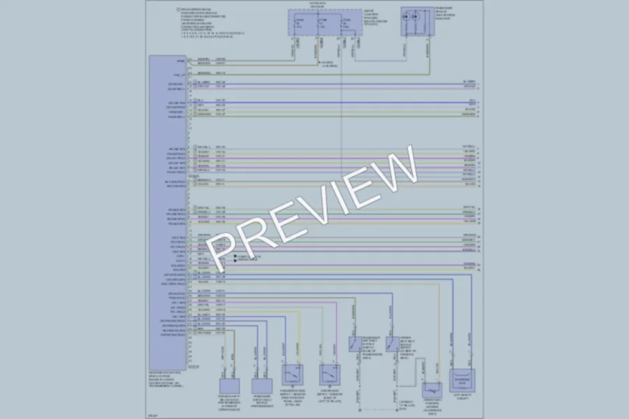 2008 Mercury MarinerHybrid Supplemental Restraints wiring diagram preview