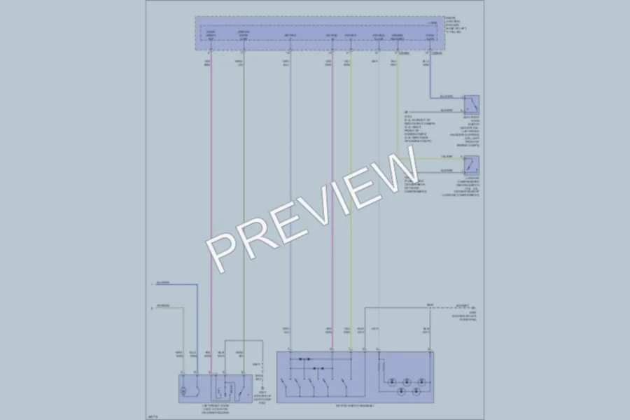 2008 Mercury Milan Anti Theft wiring diagram preview