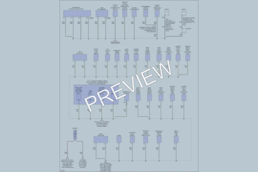 2008 Mercury Milan Ground Distribution wiring diagram preview