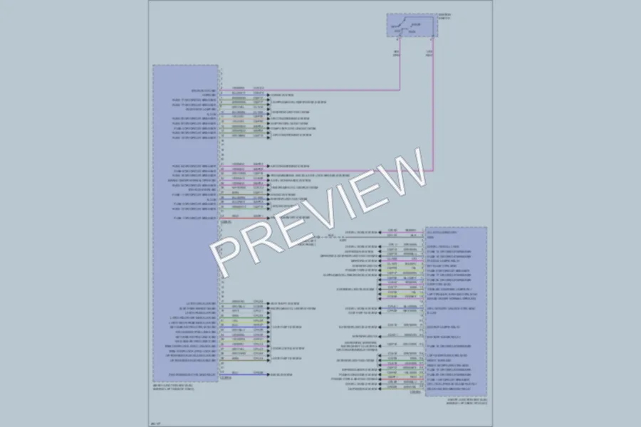 2008 Mercury Mountaineer Body Control Modules wiring diagram preview