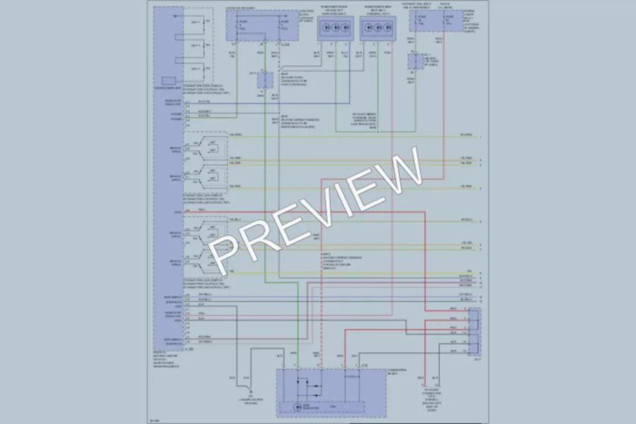 2008 Mitsubishi Eclipse Supplemental Restraints wiring diagram preview