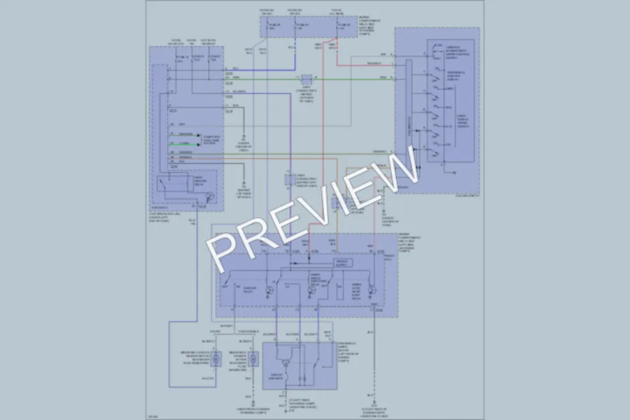 2008 Mitsubishi Eclipse Wiper Washer wiring diagram preview