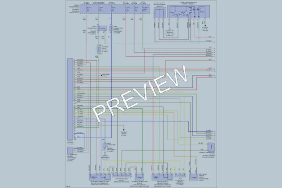 2008 Mitsubishi Endeavor Air Conditioning wiring diagram preview