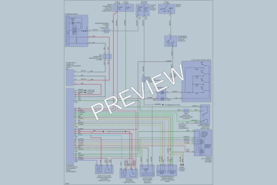 2008 Mitsubishi Endeavor Cruise Control wiring diagram preview