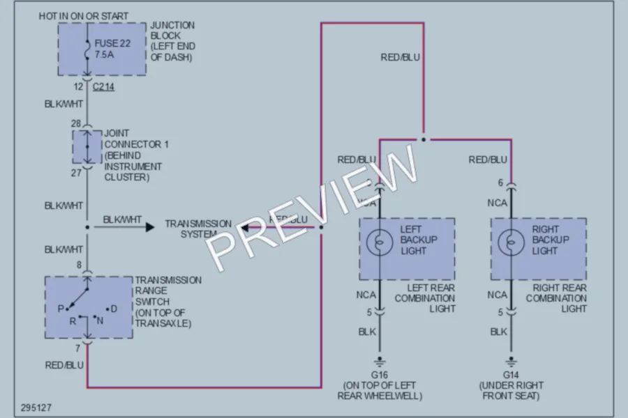 2008 Mitsubishi Endeavor Exterior Lights wiring diagram preview