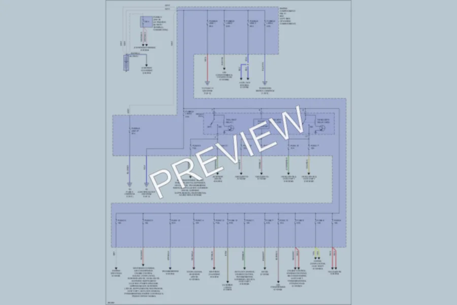 2008 Mitsubishi Endeavor Power Distribution wiring diagram preview