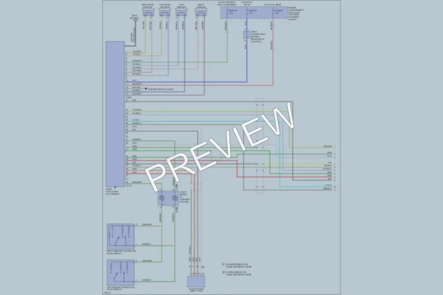 2008 Mitsubishi Endeavor Radio wiring diagram preview