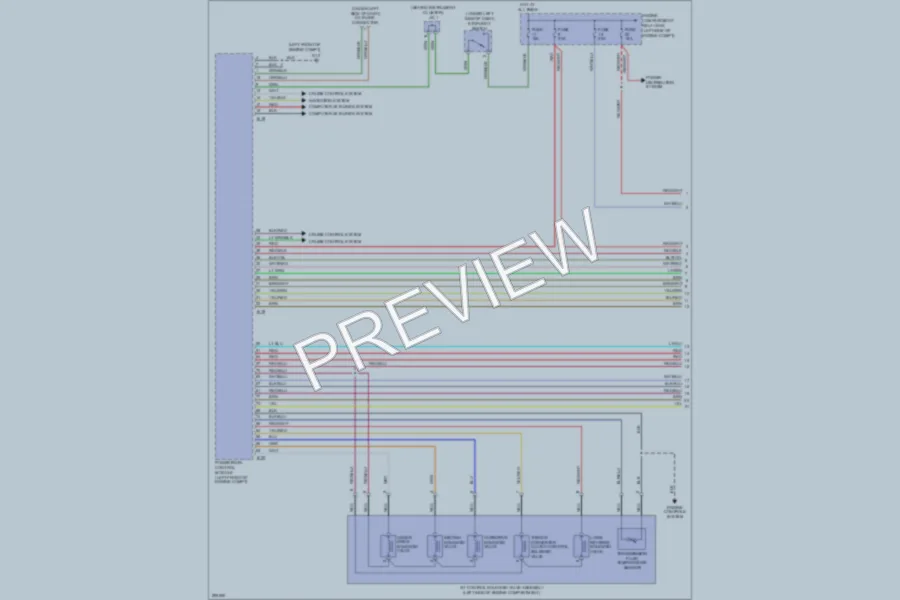 2008 Mitsubishi Endeavor Transmission wiring diagram preview