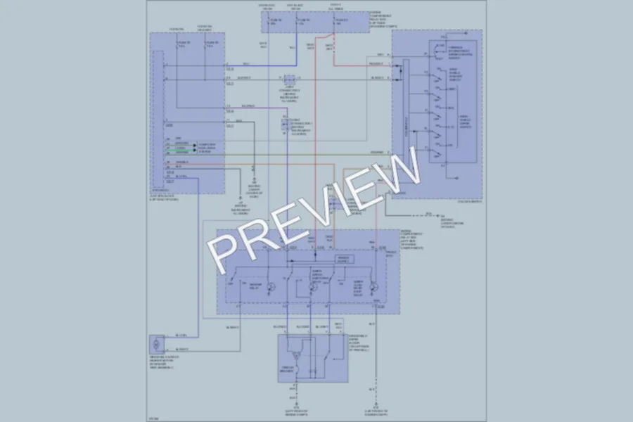 2008 Mitsubishi Endeavor Wiper Washer wiring diagram preview