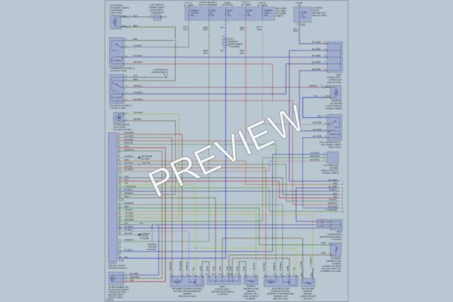 2008 Mitsubishi Galant Air Conditioning wiring diagram preview