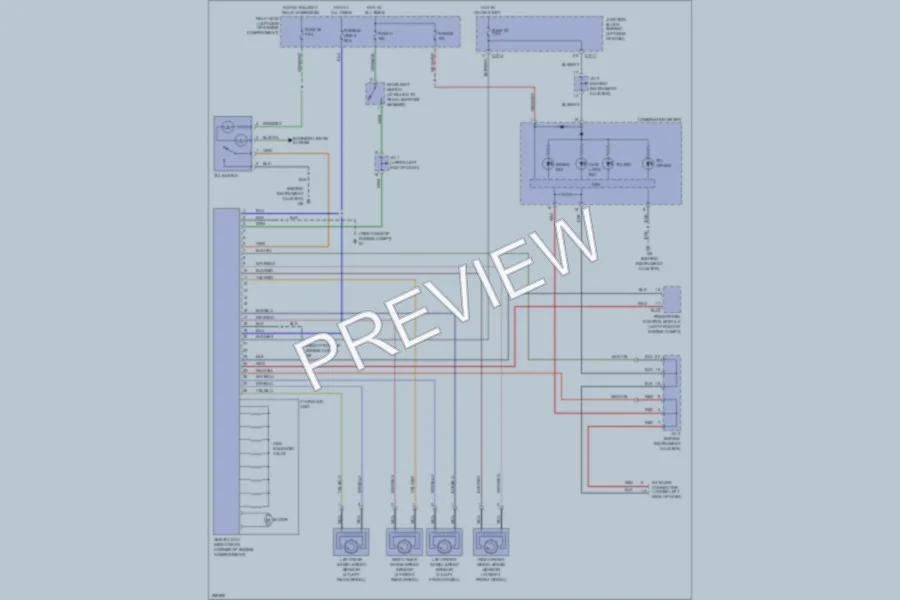 2008 Mitsubishi Galant Anti Lock Brakes wiring diagram preview