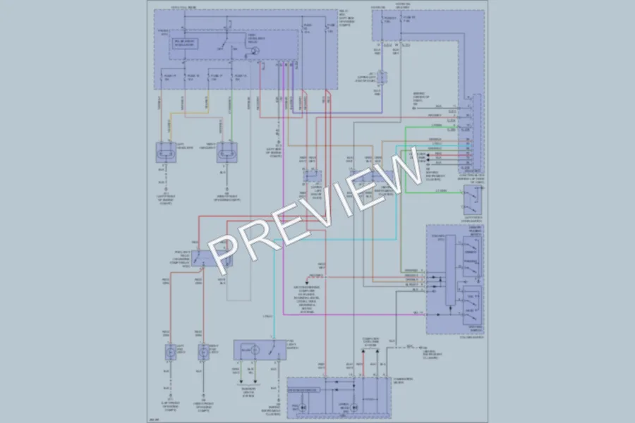 2008 Mitsubishi Galant Headlights wiring diagram preview