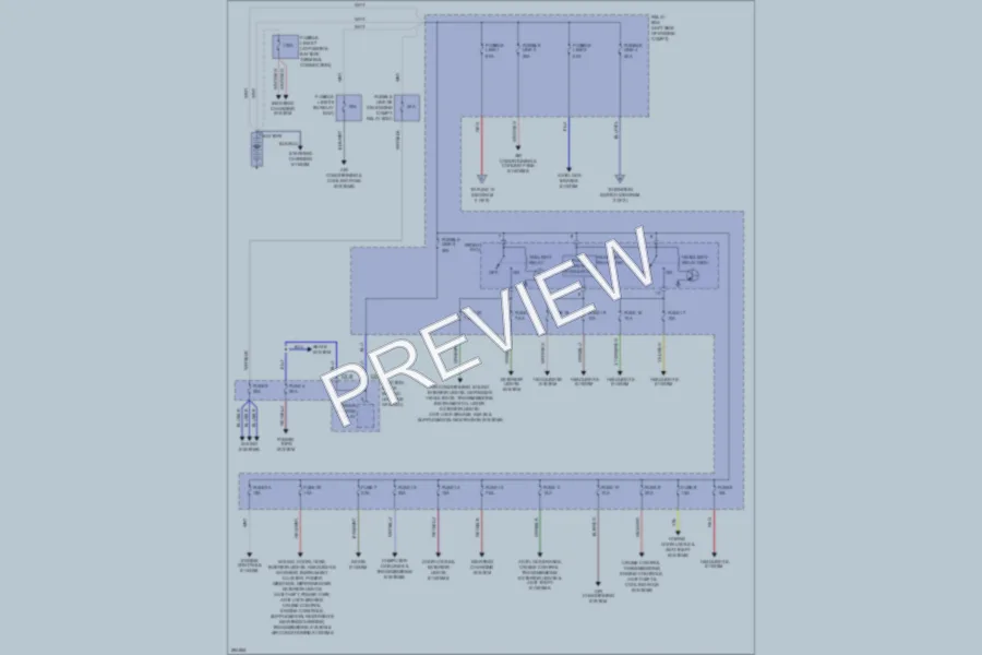 2008 Mitsubishi Galant Power Distribution wiring diagram preview