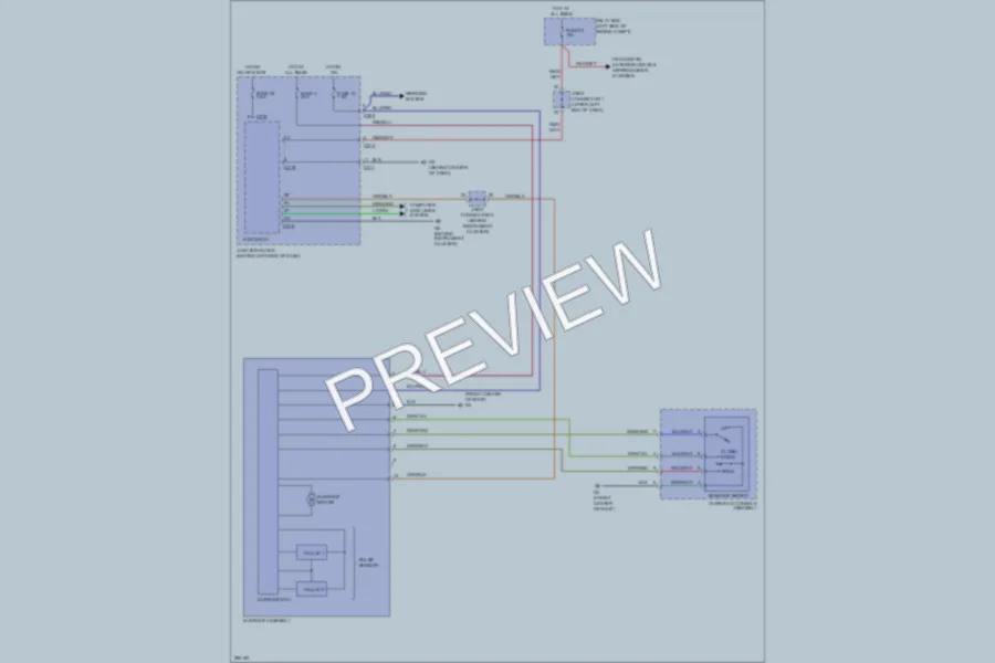 2008 Mitsubishi Galant Power Top Sunroof wiring diagram preview