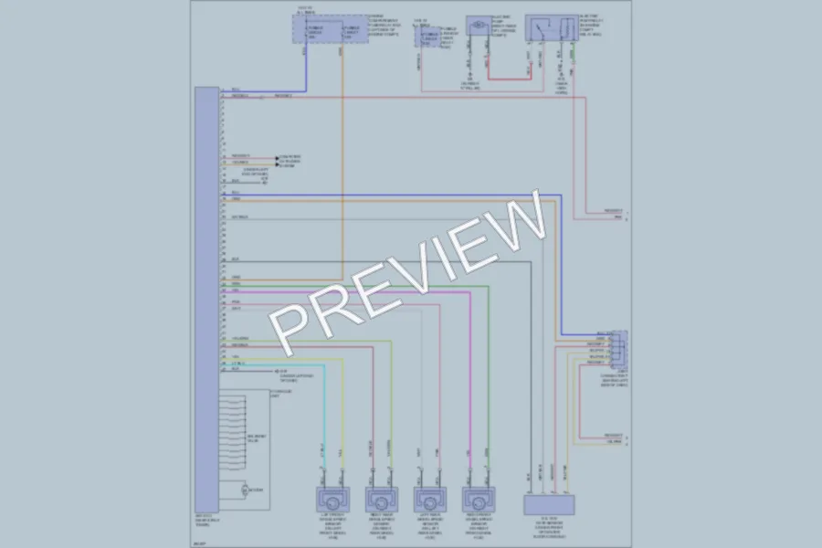 2008 Mitsubishi Lancer Anti Lock Brakes wiring diagram preview
