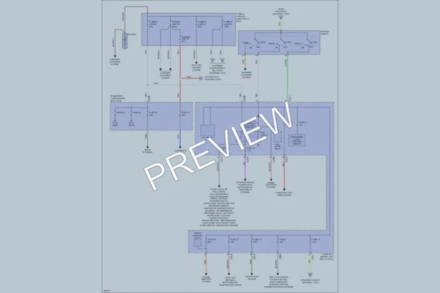 2008 Mitsubishi Lancer Power Distribution wiring diagram preview