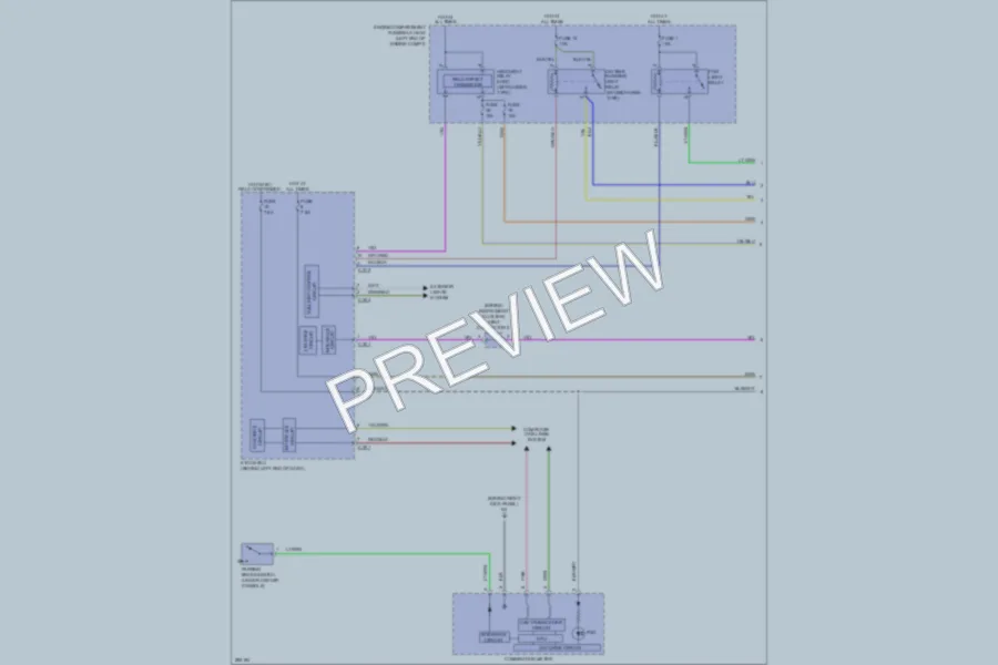 2008 Mitsubishi LancerEvolution Headlights wiring diagram preview