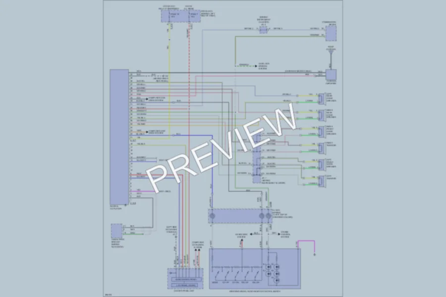 2008 Mitsubishi LancerEvolution Radio wiring diagram preview