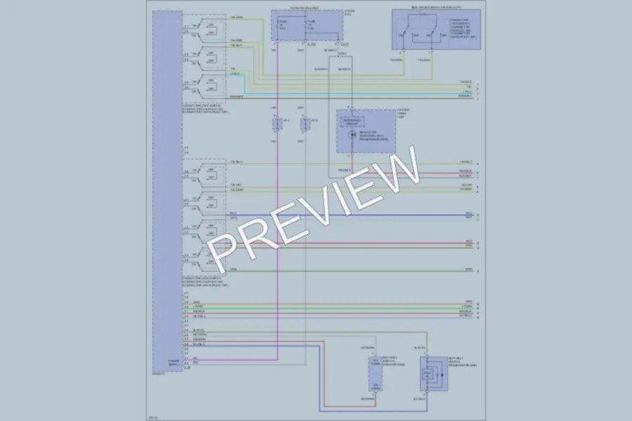 2008 Mitsubishi LancerEvolution Supplemental Restraints wiring diagram preview