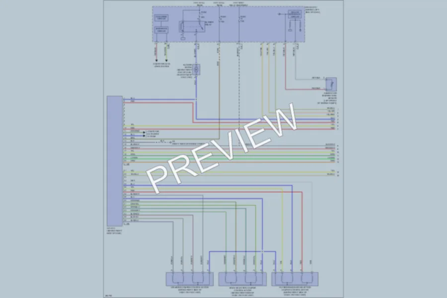 2008 Mitsubishi Outlander Air Conditioning wiring diagram preview