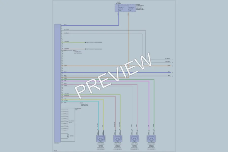 2008 Mitsubishi Outlander Anti Lock Brakes wiring diagram preview