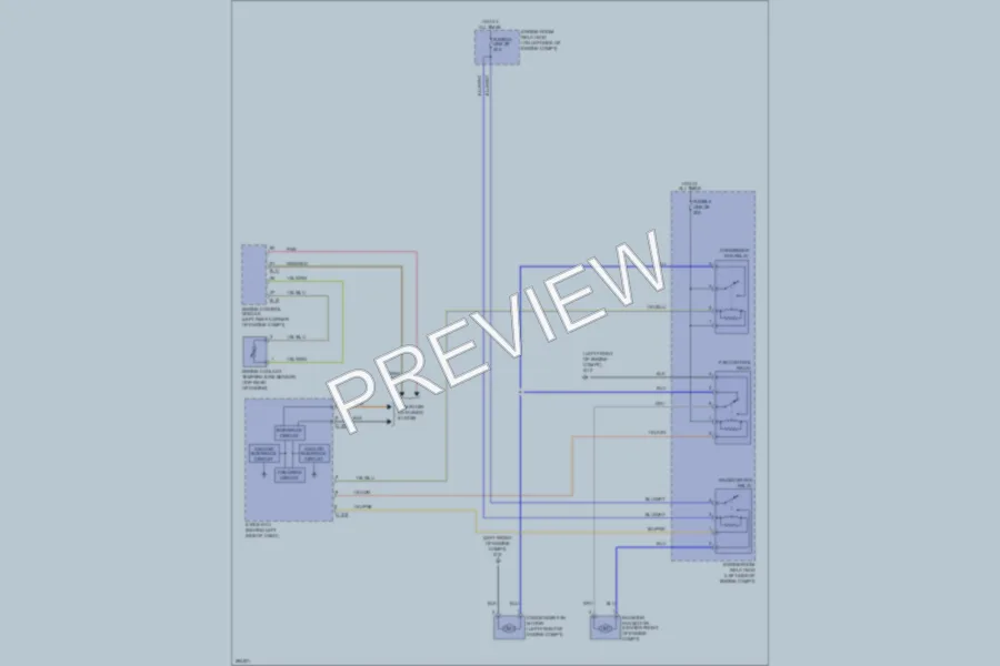 2008 Mitsubishi Outlander Cooling Fan wiring diagram preview