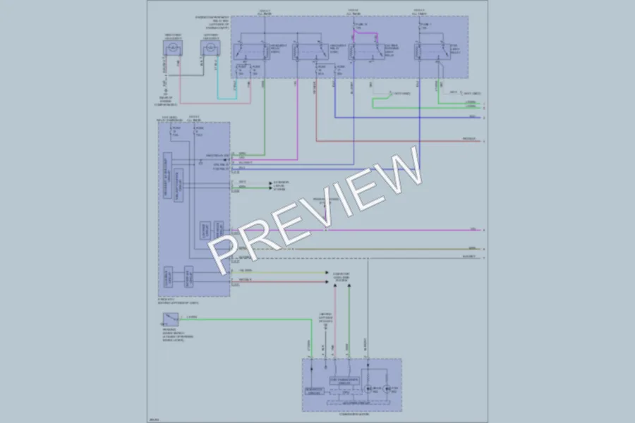 2008 Mitsubishi Outlander Headlights wiring diagram preview